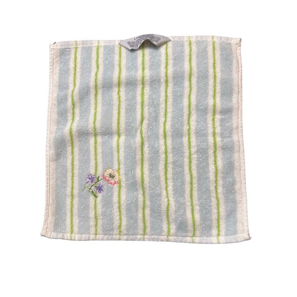 Vintage Longaberger Mixed Bouquet Replacement Wash Cloth 13" x 13" - Picture 3 of 4